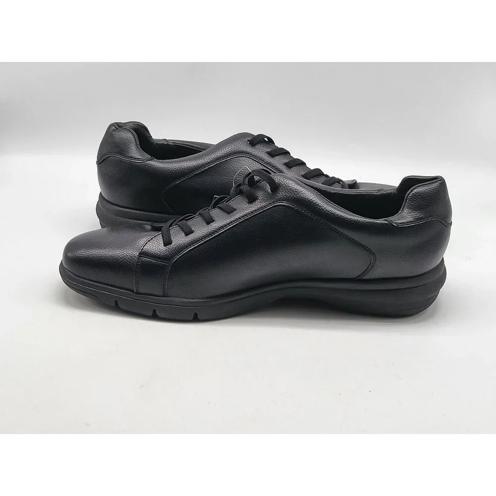 Van Heusen Flex Non Slip Mens Memory Foam Black‎ Shoes Size 10.5